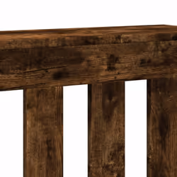 vidaXL Radiator Cover Heater Cover Radiator Shelf Smoked Oak Engineered Wood - Additional view 5