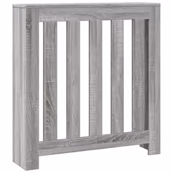 vidaXL Radiator Cover Heater Cover Radiator Shelf Grey Sonoma Engineered Wood