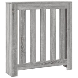 vidaXL Radiator Cover Heater Cover Radiator Shelf Grey Sonoma Engineered Wood