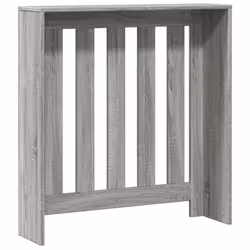 vidaXL Radiator Cover Heater Cover Radiator Shelf Grey Sonoma Engineered Wood - Additional view 4