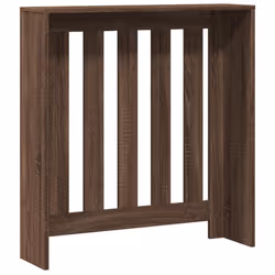 vidaXL Radiator Cover Heater Cover Radiator Shelf Brown Oak Engineered Wood - Additional view 4