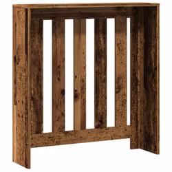 vidaXL Radiator Cover Heater Cover Radiator Shelf Old Wood Engineered Wood - Additional view 4