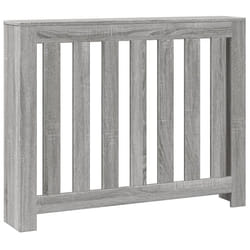 vidaXL Radiator Cover Heater Cover Radiator Shelf Grey Sonoma Engineered Wood