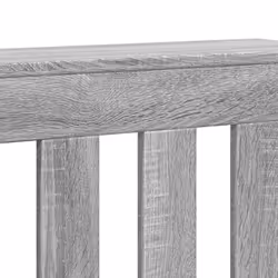 vidaXL Radiator Cover Heater Cover Radiator Shelf Grey Sonoma Engineered Wood - Additional view 5