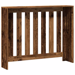 vidaXL Radiator Cover Heater Cover Radiator Shelf Old Wood Engineered Wood - Additional view 4