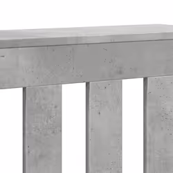 vidaXL Radiator Cover Heater Cover Slat Cabinet Concrete Grey Engineered Wood - Additional view 5
