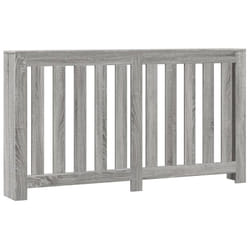 vidaXL Radiator Cover Heater Cover Radiator Shelf Grey Sonoma Engineered Wood