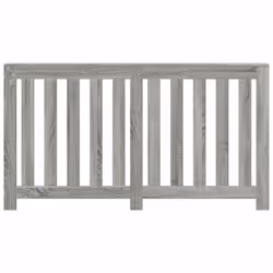 vidaXL Radiator Cover Heater Cover Radiator Shelf Grey Sonoma Engineered Wood