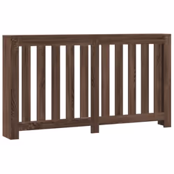 vidaXL Radiator Cover Heater Cover Radiator Shelf Brown Oak Engineered Wood