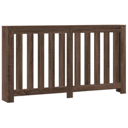 vidaXL Radiator Cover Heater Cover Radiator Shelf Brown Oak Engineered Wood