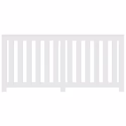vidaXL Radiator Cover Heater Cover Slats Radiator Shelf White Engineered Wood