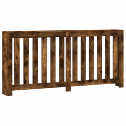 vidaXL Radiator Cover Heater Cover Radiator Shelf Smoked Oak Engineered Wood