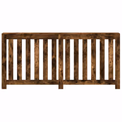 vidaXL Radiator Cover Heater Cover Radiator Shelf Smoked Oak Engineered Wood