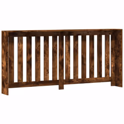 vidaXL Radiator Cover Heater Cover Radiator Shelf Smoked Oak Engineered Wood - Additional view 4