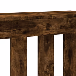 vidaXL Radiator Cover Heater Cover Radiator Shelf Smoked Oak Engineered Wood - Additional view 5