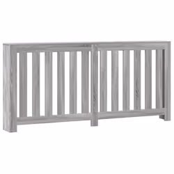 vidaXL Radiator Cover Heater Cover Radiator Shelf Grey Sonoma Engineered Wood