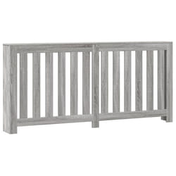 vidaXL Radiator Cover Heater Cover Radiator Shelf Grey Sonoma Engineered Wood
