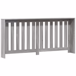 vidaXL Radiator Cover Heater Cover Radiator Shelf Grey Sonoma Engineered Wood - Additional view 4