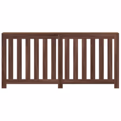 vidaXL Radiator Cover Heater Cover Radiator Shelf Brown Oak Engineered Wood
