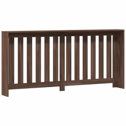 vidaXL Radiator Cover Heater Cover Radiator Shelf Brown Oak Engineered Wood - Additional view 4