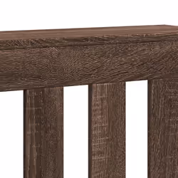 vidaXL Radiator Cover Heater Cover Radiator Shelf Brown Oak Engineered Wood - Additional view 5