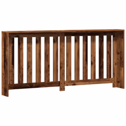 vidaXL Radiator Cover Heater Cover Radiator Shelf Old Wood Engineered Wood - Additional view 4