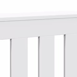 vidaXL Radiator Cover Heater Cover Slats Radiator Shelf White Engineered Wood - Additional view 6