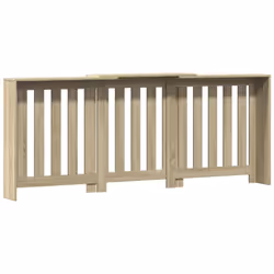 vidaXL Radiator Cover Heater Cover Radiator Shelf Sonoma Oak Engineered Wood - Additional view 4
