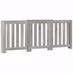 vidaXL Radiator Cover Heater Cover Radiator Shelf Grey Sonoma Engineered Wood