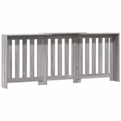 vidaXL Radiator Cover Heater Cover Radiator Shelf Grey Sonoma Engineered Wood - Additional view 4