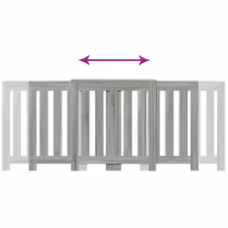 vidaXL Radiator Cover Heater Cover Radiator Shelf Grey Sonoma Engineered Wood - Additional view 5