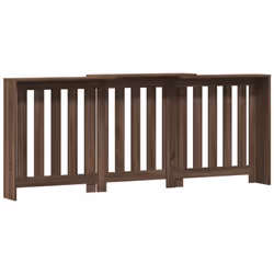 vidaXL Radiator Cover Heater Cover Radiator Shelf Brown Oak Engineered Wood - Additional view 4