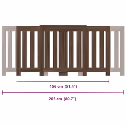 vidaXL Radiator Cover Heater Cover Radiator Shelf Brown Oak Engineered Wood - Additional view 9