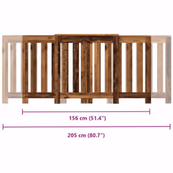 vidaXL Radiator Cover Heater Cover Radiator Shelf Old Wood Engineered Wood - Additional view 9