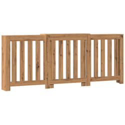 vidaXL Radiator Cover Heater Cover Radiator Shelf Artisian Oak Engineered Wood