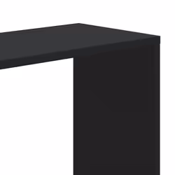 vidaXL Bookcase 5-Tier Bookshelf Storage Book Shelf Book Rack Engineered Wood - black, 80.5 x 23.5 x 162.5 cm - Additional view 5