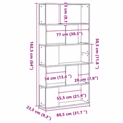 VidaXL 852778 living room bookcase - Additional view 8