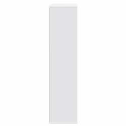vidaXL Bookcase Bookshelf Rack Storage Cabinet Book Stand Engineered Wood - white - Additional view 4
