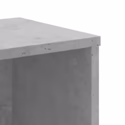 vidaXL Bookcase Bookshelf Rack Storage Cabinet Book Stand Engineered Wood - concrete grey - Additional view 6