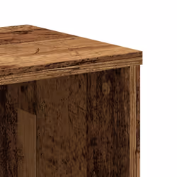vidaXL Bookcase Bookshelf Rack Storage Cabinet Book Stand Engineered Wood - old wood - Additional view 6