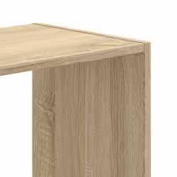 vidaXL Bookcase Bookshelf Book Rack Storage Cabinet Engineered Wood - sonoma oak, 102 x 32 x 102 cm - Additional view 6