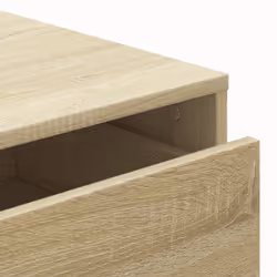 vidaXL Corner Chest of Drawers Storage Drawer Side Cabinet Engineered Wood - sonoma oak, 40 x 41 x 58 cm - Additional view 7