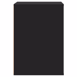 vidaXL Corner Chest of Drawers Storage Drawer Side Cabinet Engineered Wood - black, 60 x 41 x 58 cm - Additional view 5