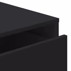 vidaXL Corner Chest of Drawers Storage Drawer Side Cabinet Engineered Wood - black, 60 x 41 x 58 cm - Additional view 7