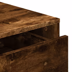 vidaXL Corner Chest of Drawers Storage Drawer Side Cabinet Engineered Wood - smoked oak, 60 x 41 x 58 cm - Additional view 7