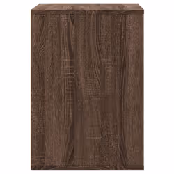 vidaXL Corner Chest of Drawers Storage Drawer Side Cabinet Engineered Wood - brown oak, 60 x 41 x 58 cm - Additional view 5