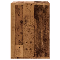 vidaXL Corner Chest of Drawers Storage Drawer Side Cabinet Engineered Wood - old wood, 60 x 41 x 58 cm - Additional view 5