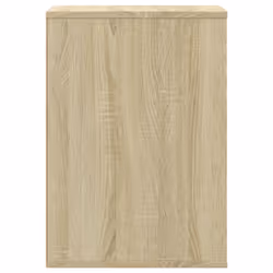 vidaXL Corner Chest of Drawers Storage Drawer Side Cabinet Engineered Wood - sonoma oak, 80 x 41 x 58 cm - Additional view 5