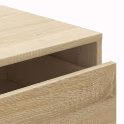 vidaXL Corner Chest of Drawers Storage Drawer Side Cabinet Engineered Wood - sonoma oak, 80 x 41 x 58 cm - Additional view 7