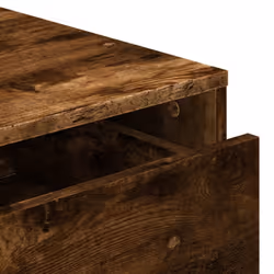vidaXL Corner Chest of Drawers Storage Drawer Side Cabinet Engineered Wood - smoked oak, 80 x 41 x 58 cm - Additional view 7